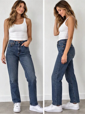 Madewell The Perfect Vintage Jeans Size 25 | High Rise Medium Wash Denim